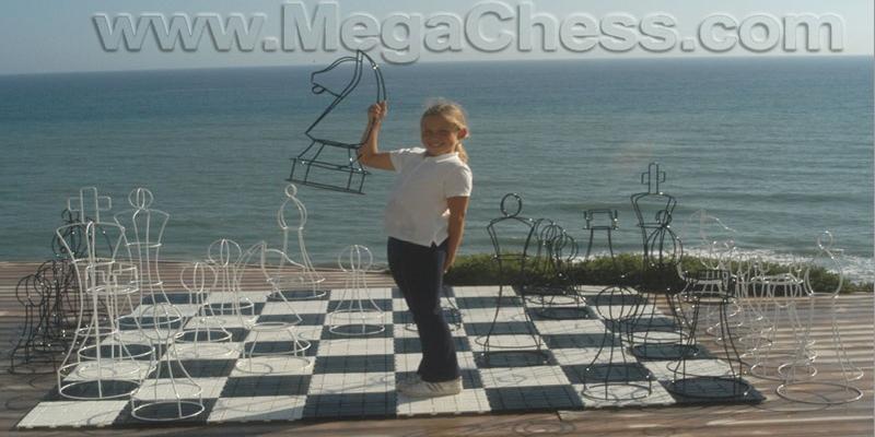 MegaChess 37 Inch Topiary Wire Frame Giant Chess Set |  | MegaChess.com