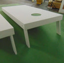 Mega Chess Bowling and Tossing Games Giant Cornhole Set 8'x4' Primed Wood