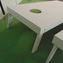 Mega Chess Bowling and Tossing Games Giant Cornhole Set 8'x4' Primed Wood