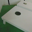 Mega Chess Bowling and Tossing Games Giant Cornhole Set 8'x4' Primed Wood