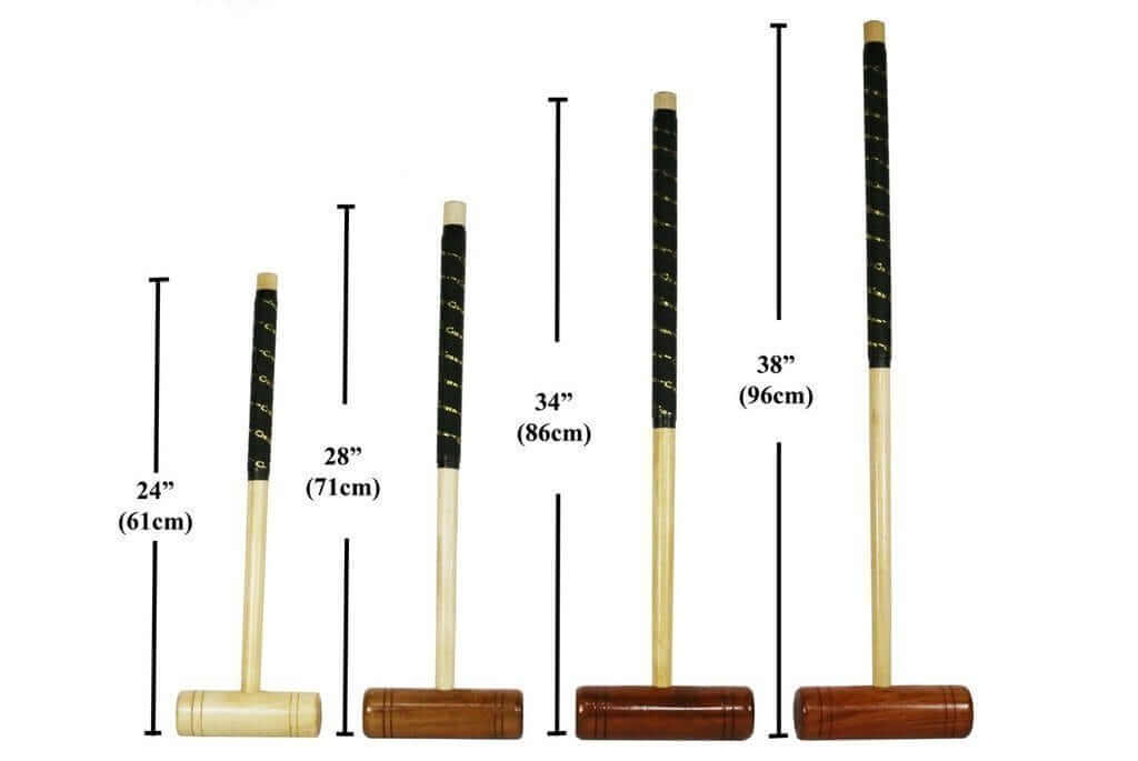 Mega Chess Bowling and Tossing Games Uber Games Croquet Mallet - Pro Hardwood - 34 Inch