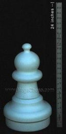 Mega Chess Buy Individual Chess Pieces Giant Chess Piece 16 Inch Light Plastic Pawn