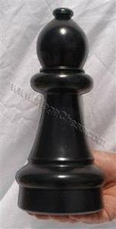 Mega Chess Buy Individual Chess Pieces MegaChess 10 Inch Dark Plastic Bishop Giant Chess Piece