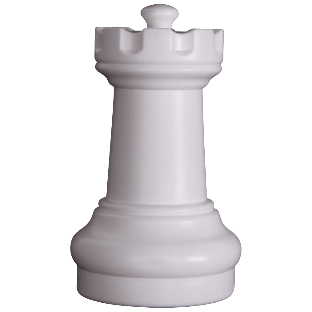 Mega Chess Buy Individual Chess Pieces MegaChess 10 Inch Light Plastic Rook Giant Chess Piece