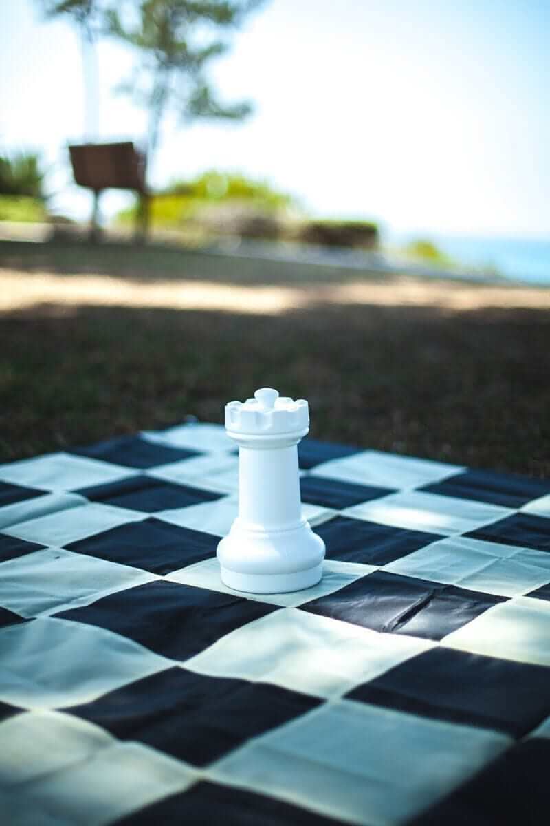 Plastic Rooks Giant Chess Piece 10 Inch Light Plastic Rook | MegaChess