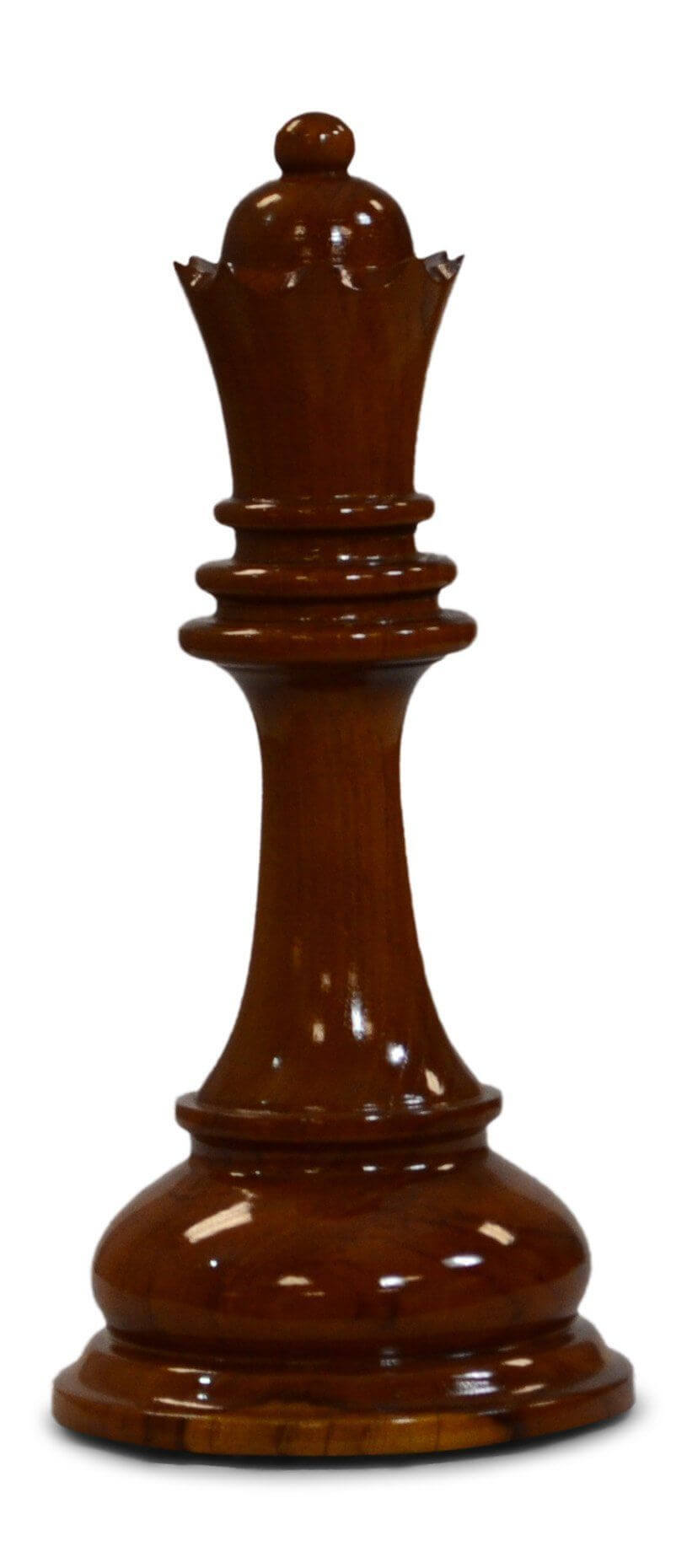 MegaChess 10 Inch Light Teak Queen Giant Chess Piece |  | MegaChess.com