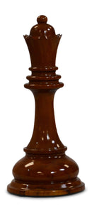 MegaChess 10 Inch Light Teak Queen Giant Chess Piece |  | MegaChess.com