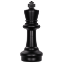 Mega Chess Buy Individual Chess Pieces MegaChess 12 Inch Dark Plastic King Giant Chess Piece