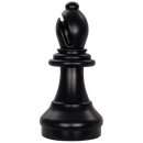 Mega Chess Buy Individual Chess Pieces MegaChess 13 Inch Dark Plastic Bishop Giant Chess Piece
