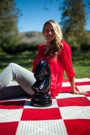 Mega Chess Buy Individual Chess Pieces MegaChess 16 Inch Black Fiberglass Knight Giant Chess Piece