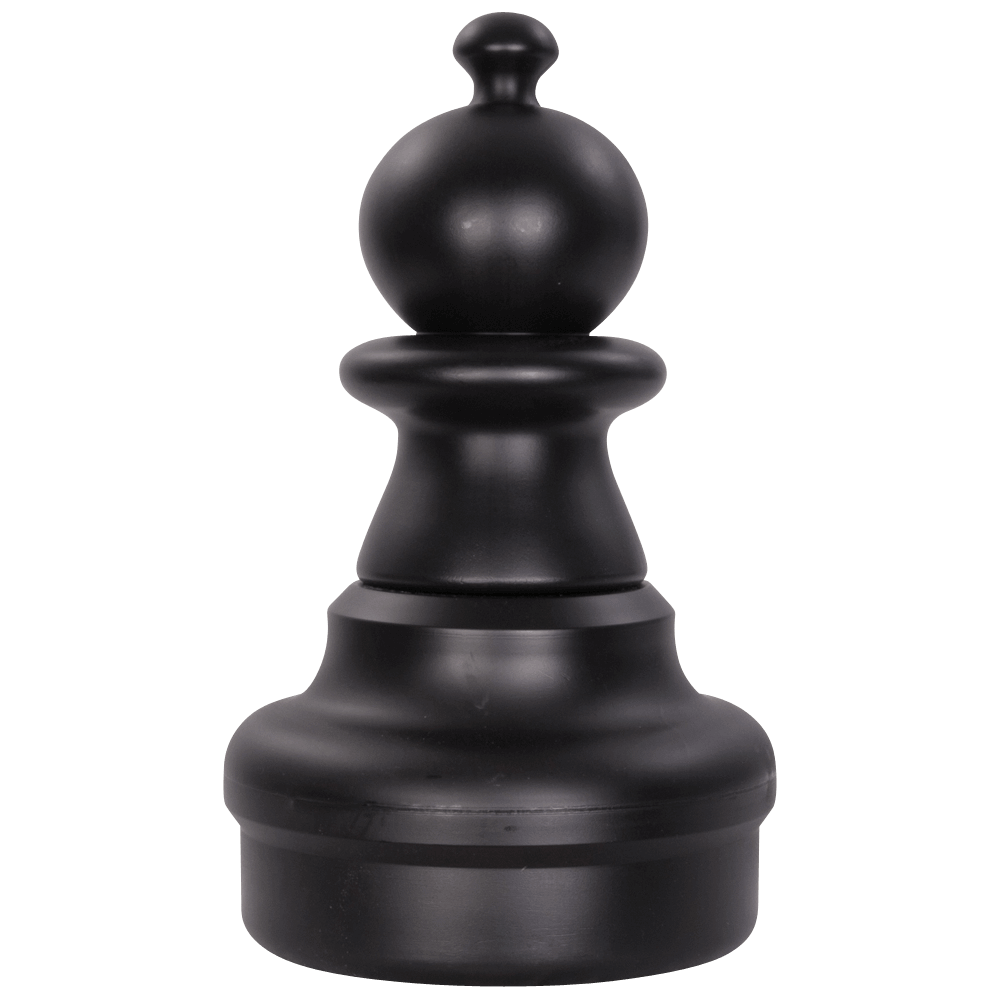 Mega Chess Buy Individual Chess Pieces MegaChess 16 Inch Dark Plastic Pawn Giant Chess Piece