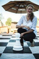 Mega Chess Buy Individual Chess Pieces MegaChess 16 Inch White Fiberglass Pawn Giant Chess Piece