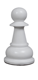 MegaChess 20 Inch White Fiberglass Pawn Giant Chess Piece |  | MegaChess.com