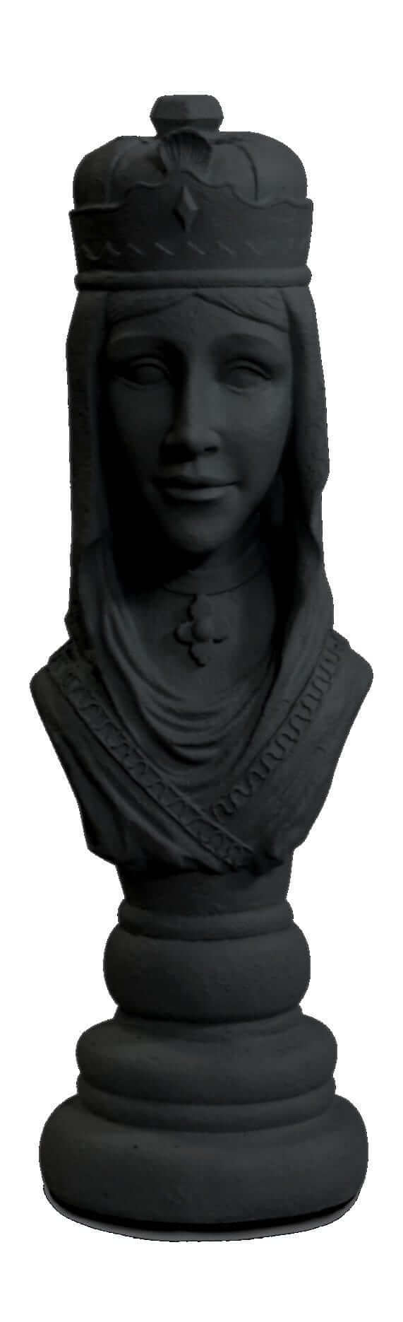 MegaChess 22 Inch Dark Fiberglass Medieval Queen Giant Chess Piece |  | MegaChess.com