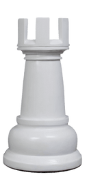 MegaChess 23 Inch White Fiberglass Rook Giant Chess Piece |  | MegaChess.com