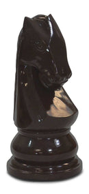 Mega Chess Buy Individual Chess Pieces MegaChess 24 Inch Dark Teak Knight Giant Chess Piece