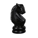 MegaChess 28 Inch Black Fiberglass Knight Giant Chess Piece |  | MegaChess.com