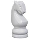 MegaChess 28 Inch White Fiberglass Knight Giant Chess Piece |  | MegaChess.com