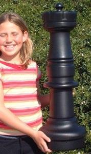 Mega Chess Buy Individual Chess Pieces MegaChess 29 Inch Dark Plastic Rook Giant Chess Piece