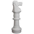 Mega Chess Buy Individual Chess Pieces MegaChess 30 Inch White Plastic Knight Giant Chess Piece