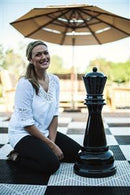MegaChess 31 Inch Black Fiberglass Queen Giant Chess Piece |  | MegaChess.com