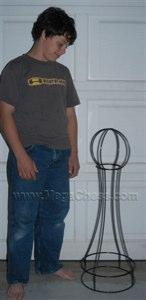 MegaChess 35 Inch Dark Topiary Pawn Giant Chess Piece |  | MegaChess.com