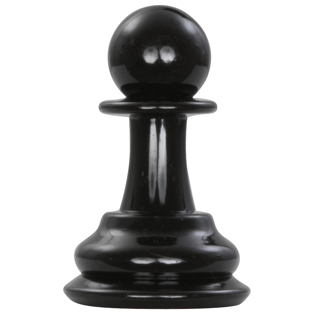 Mega Chess Buy Individual Chess Pieces MegaChess 4 Inch Dark Plastic Pawn Giant Chess Piece