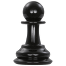 Mega Chess Buy Individual Chess Pieces MegaChess 4 Inch Dark Plastic Pawn Giant Chess Piece