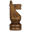 Mega Chess Buy Individual Chess Pieces MegaChess 4 Inch Dark Rubber Tree Knight Giant Chess Piece