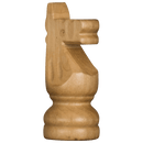 MegaChess 4 Inch Light Rubber Tree Knight Giant Chess Piece |  | MegaChess.com