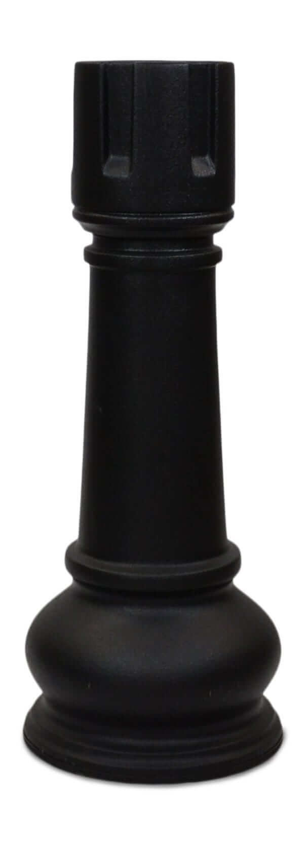 MegaChess 42 Inch Black Fiberglass Rook Giant Chess Piece |  | MegaChess.com