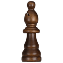 MegaChess 5 Inch Dark Rubber Tree Bishop Giant Chess Piece |  | MegaChess.com