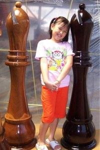 MegaChess 51 Inch Dark Teak Bishop Giant Chess Piece | Default Title | MegaChess.com