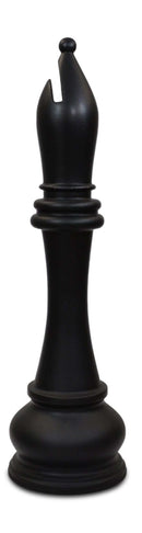MegaChess 59 Inch Black Fiberglass Bishop Giant Chess Piece |  | MegaChess.com