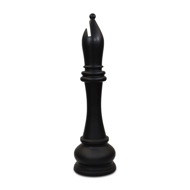 Mega Chess Buy Individual Chess Pieces MegaChess 59 Inch Black Fiberglass Bishop Giant Chess Piece