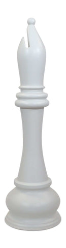MegaChess 59 Inch White Fiberglass Bishop Giant Chess Piece |  | MegaChess.com