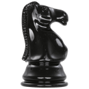 Mega Chess Buy Individual Chess Pieces MegaChess 6 Inch Dark Plastic Knight Giant Chess Piece