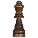 MegaChess 6 Inch Dark Rubber Tree Queen Giant Chess Piece |  | MegaChess.com