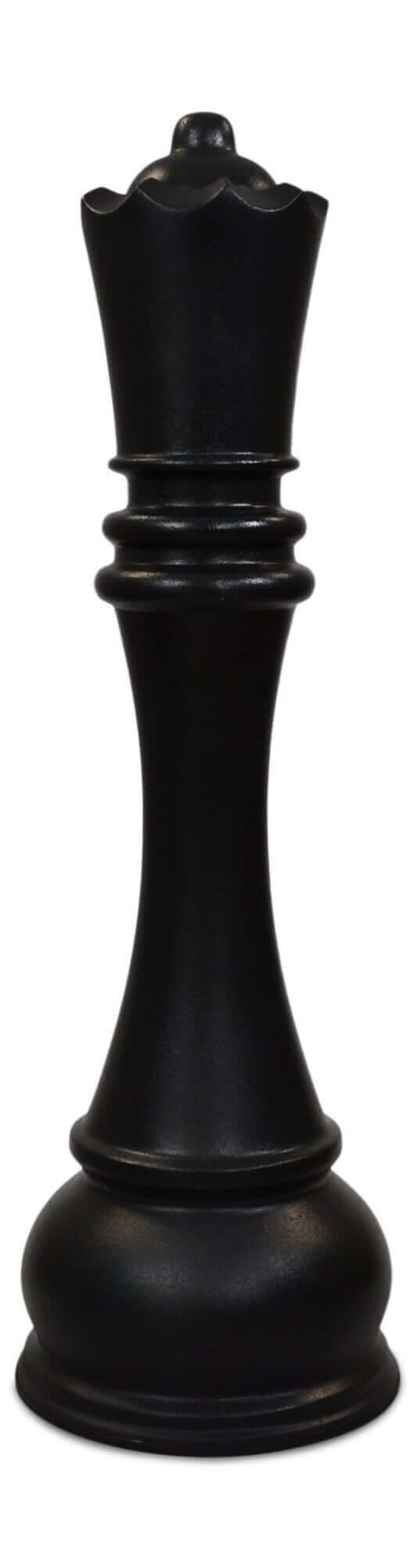 MegaChess 61 Inch Black Fiberglass Queen Giant Chess Piece |  | MegaChess.com