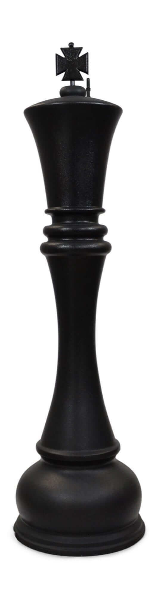 MegaChess 72 Inch Black Fiberglass King Giant Chess Piece |  | MegaChess.com