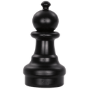 Mega Chess Buy Individual Chess Pieces MegaChess 8 Inch Dark Plastic Pawn Giant Chess Piece