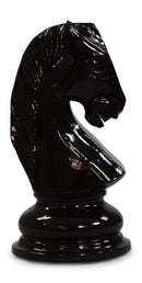 MegaChess 8 Inch Dark Teak Knight Giant Chess Piece |  | MegaChess.com