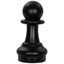 Mega Chess Buy Individual Chess Pieces MegaChess 9 Inch Dark Plastic Pawn Giant Chess Piece