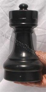 Giant Chess Piece 9 Inch Dark Plastic Rook | MegaChess