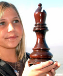 MegaChess 9 Inch Dark Teak Bishop Giant Chess Piece |  | MegaChess.com
