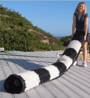 Mega Chess Custom Color Commercial Grade Roll Up Giant Chess Board with 12 Inch Squares and Safety Edge Ramps