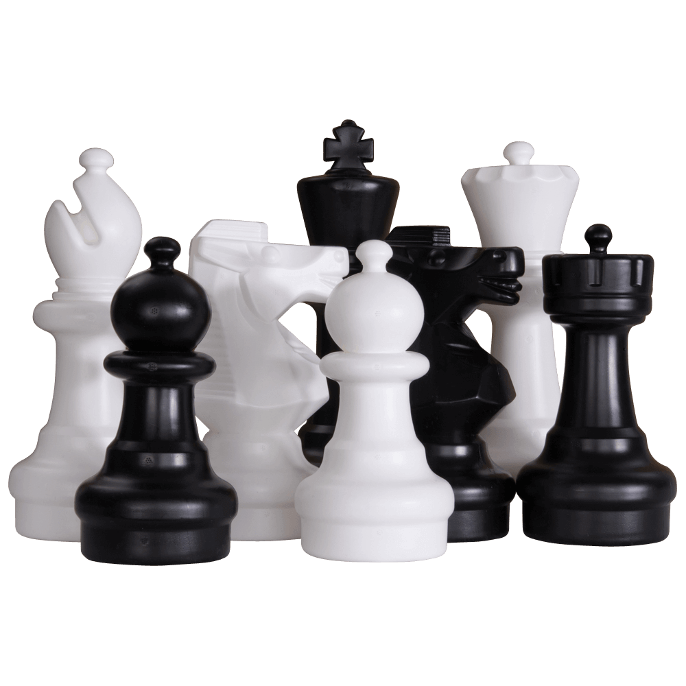 Mega Chess Floor Games MegaChess 12 Inch Plastic Giant Chess Set Pieces