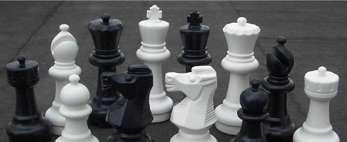 Mega Chess Floor Games MegaChess 12 Inch Plastic Giant Chess Set Pieces