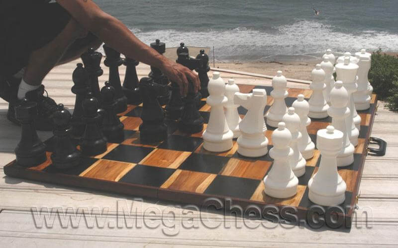 Mega Chess Floor Games MegaChess 12 Inch Plastic Giant Chess Set Pieces