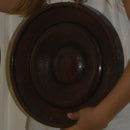 MegaChess 10 Inch Individual Dark Teak Giant Checker | Default Title | MegaChess.com